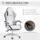Sedia Gaming cuoio PU Autrucker con poggiapiedi retrattile