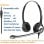 Auriculares Wantek con cable, micrófono y cancelación de ruido, color negro