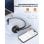Auriculares Tecknet HS004 inalámbricos Bluetooth 5.2 On Ear con cancelación de ruido y micrófono negro