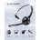 Auriculares Tecknet HS004 inalámbricos Bluetooth 5.2 On Ear con cancelación de ruido y micrófono negro