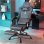 Chaise Gaming Autrucker Ergonomique avec Repose-pieds et Support Lombaire