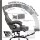 Chaise Gaming Autrucker Ergonomique avec Repose-pieds et Support Lombaire
