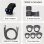 Anello intelligente ArcX Smart Ring Bluetooth IP67 Senza batteria Nero XS-XL