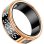 Anel inteligente Avizar AVJ-FE613 Bluetooth IP68 Autonomia 5 dias iOS Android GPS Ouro
