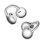 Auriculares Huawei FreeClip 2 S sans fil Bluetooth 6.0, étanches, micro intégré, argent