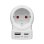 Adaptateur de voyage Hama EU vers US avec 2 ports USB