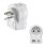 Adaptateur de voyage Hama EU vers US avec 2 ports USB