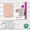 Specchio per il trucco Medisana CM 400 LED portatile rosa