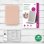 Specchio per il trucco Medisana CM 400 LED portatile rosa