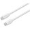 Cable USB-C LMP 30152 3 m carga rápida 100 W Power Delivery blanco