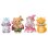 Figurine Sylvanian Families 5842 Quatre bebes costumes contes de fees