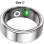Anel inteligente Avizar RNG-TTN-SL12 tamanho 12 Bluetooth IP68 autonomia 5 dias Prateado