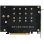 Controleur M.2 Silverstone SST-ECM40 4 ports NVMe Gen 4
