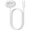 Cargador Google Pixel Watch 4 aluminio blanco con base y cable 1 m