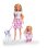 Poupée SIMBA Steffi Love Cute Walk avec trottinette et dalmatiens
