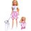 Poupée SIMBA Steffi Love Cute Walk avec trottinette et dalmatiens