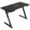 Mesa Gaming Azgenon 120 cm Noir avec gestion câbles et porte-gobelet