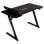 Mesa Gaming Azgenon 120 cm Noir avec gestion câbles et porte-gobelet