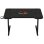 Mesa Gaming Azgenon 120 cm Noir avec gestion câbles et porte-gobelet