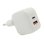 Chargeur mural INOVU ICU1A1C35WG USB-C 35W GaN compact blanc