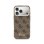 Guess Logo Script Hülle Braun Vollschutz MagSafe Kompatibel für iPhone 17 Pro
