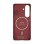 Custodia per cellulare PITAKA Ultra Sottile Fibra di Aramide Rosso Marrone con Anello Magnetico per Galaxy S26 Plus
