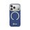 Guess IML Komplettschutz Hülle Blau MagSafe Kompatibel für iPhone 17 Pro Max