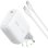 Cargador USB Belkin WCH025KQ1.5WHB6 GaN 100W USB-C con cable 1,5 m blanco