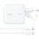 Cargador USB Belkin WCH025KQ1.5WHB6 GaN 100W USB-C con cable 1,5 m blanco