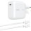 Cargador USB Belkin WCH025KQ1.5WHB6 GaN 100W USB-C con cable 1,5 m blanco