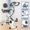 Bicicleta Estática Plegable HomeFitnessCode Rueda Inercia 2,5 Kg 8 Niveles Resistencia