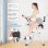Bicicleta Estática Plegable HomeFitnessCode Rueda Inercia 2,5 Kg 8 Niveles Resistencia