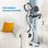 Bicicleta Estática Plegable HomeFitnessCode Rueda Inercia 2,5 Kg 8 Niveles Resistencia