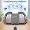 Bicicleta estática HomeFitnessCode plegable con respaldo, 8 niveles y pantalla LCD