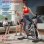 Bicicleta Estática HomeFitnessCode Rueda Inercia 10 Kg Ajustable Negro