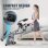 Bicicleta estática HomeFitnessCode plegable 3 en 1 con app y resistencia magnética