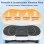 Plataforma Vibratoria de Fitness HomeFitnessCode con 99 Niveles Bluetooth y Pantalla Táctil