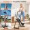 Faltbarer Stepper Treppen-Design HomeFitnessCode LCD 120 kg Schwarz