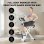 Bicicleta estática HomeFitnessCode plegable con 16 niveles y respaldo