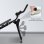 Aparato Plegable Abdominales HomeFitnessCode con Contador Ajustable y Guías Ergonómicas