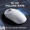 Ratón Mchose MC-A5V2-5 Bluetooth RF 26000 DPI Blanco 5 Botones Gaming