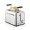 Tostadora Nilson Life 2 Ranuras 7 Niveles Calientabollos Inox