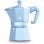 Máquina de café italiana Bialetti Moka Exclusive Alumínio Azul 3 Xícaras