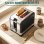 Tostadora Welltin 930W 7 Niveles 2 Rebanadas Negro