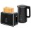 Tostateur + Bouilloire Welltin 2200W 1.5L 7 Niveaux Noir