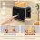 Tostateur + Bouilloire Welltin 2200W 1.5L 7 Niveaux Noir