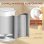 Set Welltin Wasserkocher 2200W + Toaster 7 Stufen Weiß