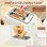 Set Welltin Wasserkocher 2200W + Toaster 7 Stufen Weiß