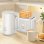 Set Welltin Wasserkocher 2200W + Toaster 7 Stufen Weiß