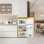 Frigorífico Mini Welltin Dos Puertas Retro Regulación Manual 91cm 72L E Amarillo